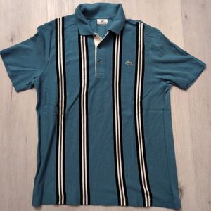 Lacoste Polo Mens Size 5 Multi Color Short Sleeve Lacoste Polo